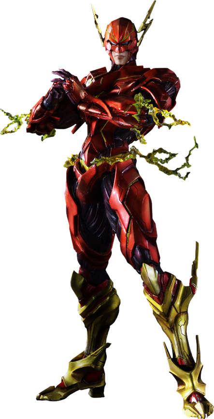 Dc Comics Collectible Figure The Flash - Dc Comics The Flash Variant Play Arts Kai Action Figure (443x865)