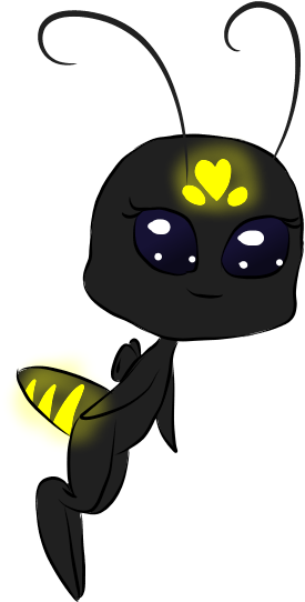 Firefly Kwami By Thedragon-empress - Art - (500x550) Png Cli