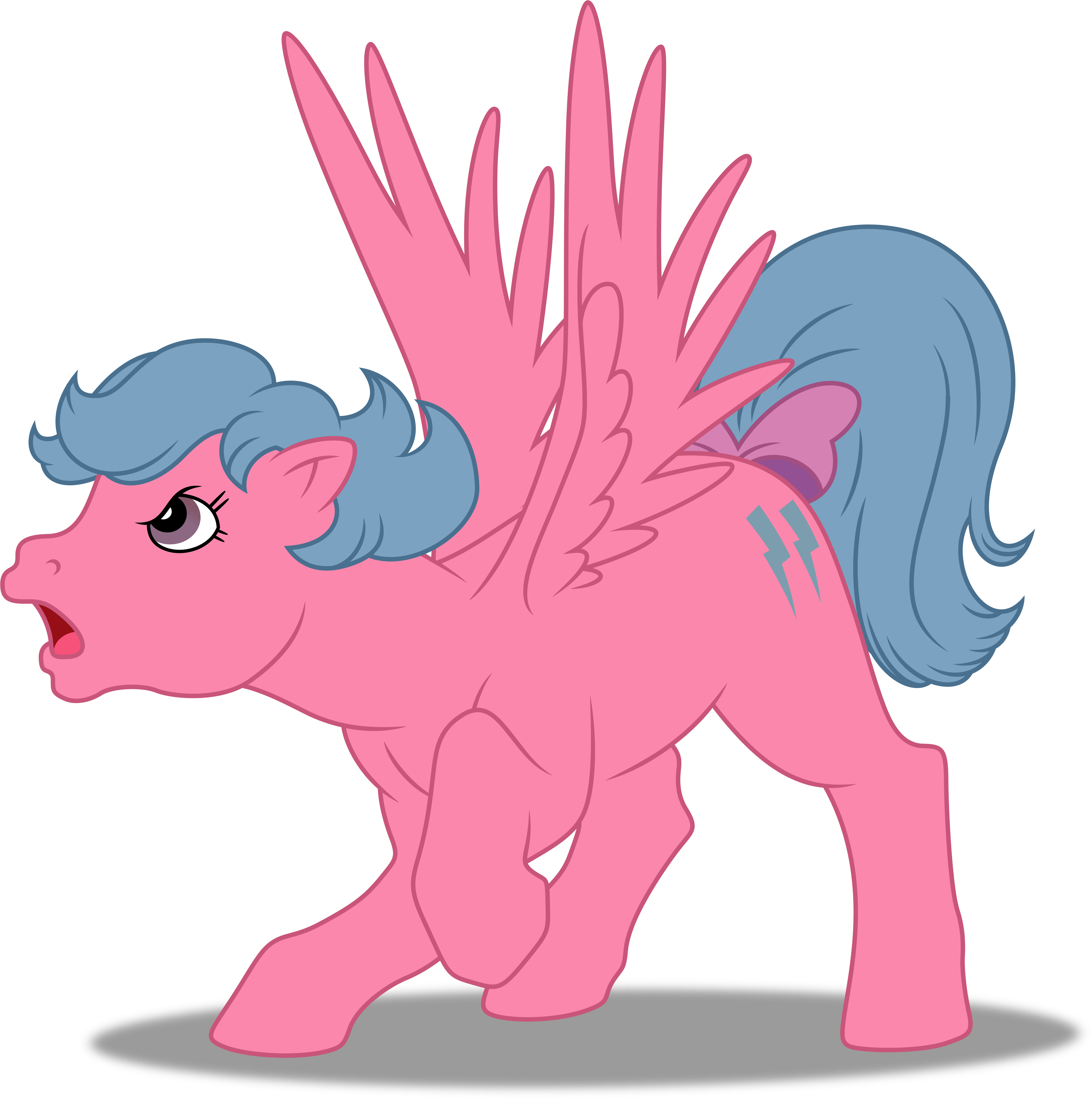Vector - My Little Pony G1 Firefly (4957x5000)