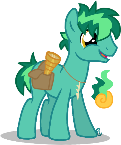 Seaweed Wish By Equinepalette - Cartoon (495x593)