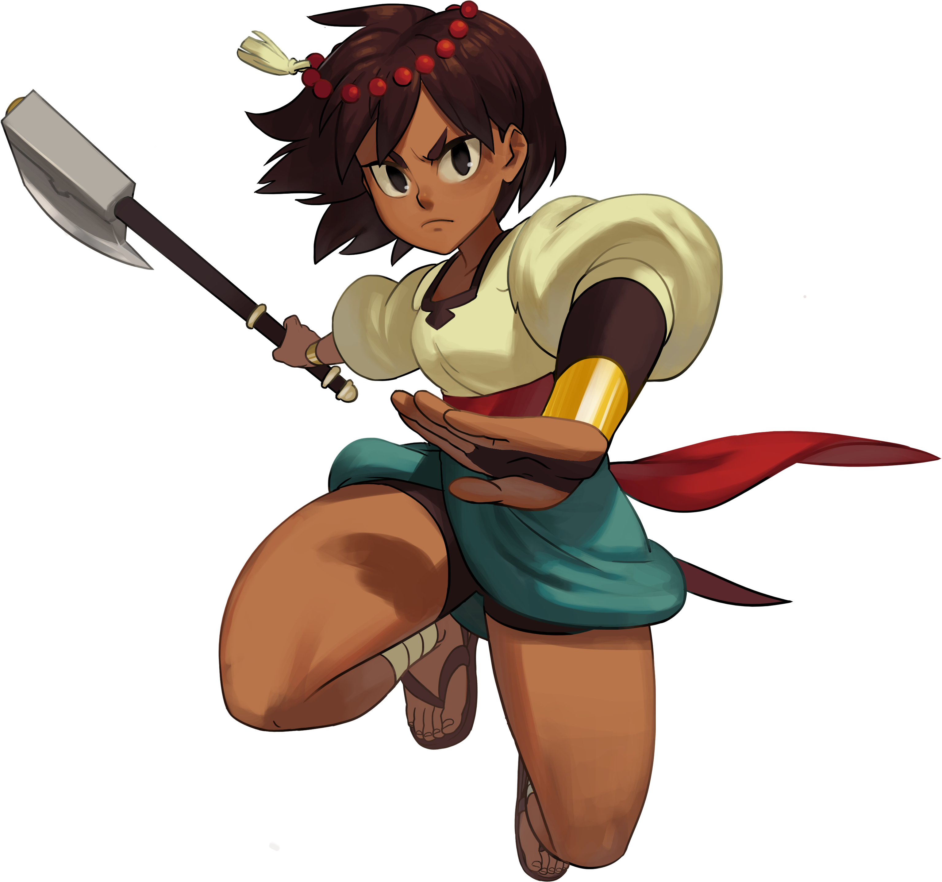 Indivisible Coming To Nintendo Switch - Ajna Of Indivisible (3536x3252)