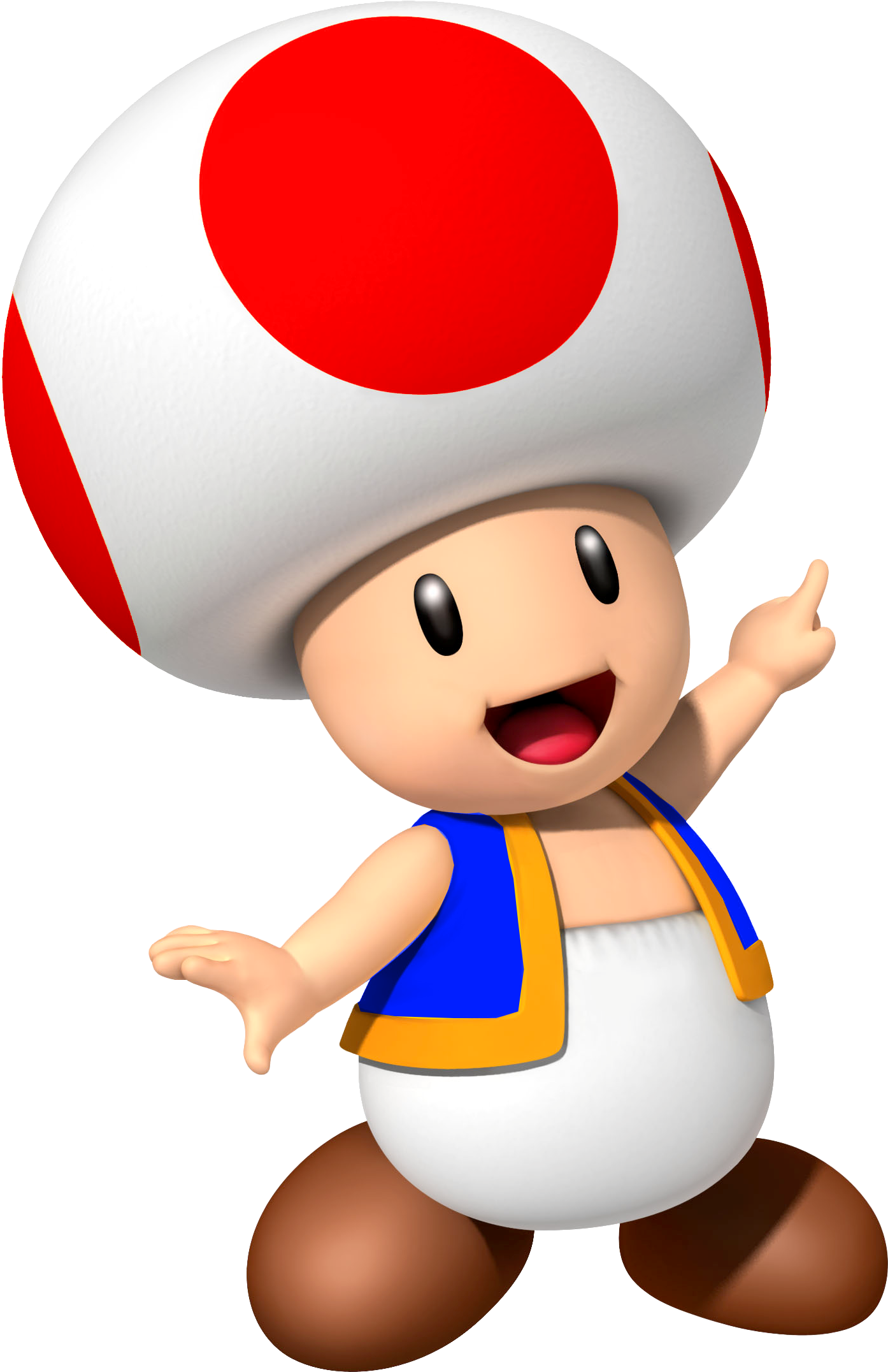 Mario Bros Clipart Nintendo Character - Super Mario Bros Toad Png (2120x2416)
