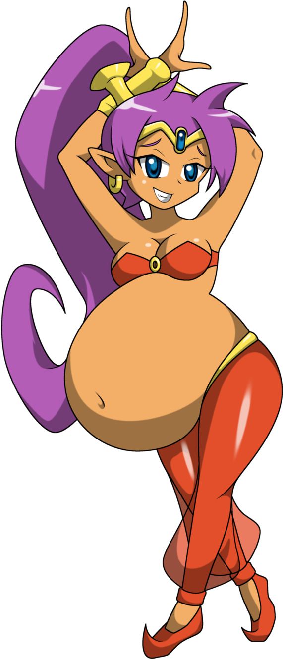 Curse-tinyiso Pirate's The And Shantae - Cartoon (589x1358)
