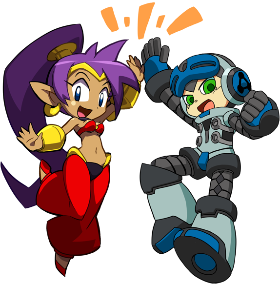 A Tribute To The Shantae Series - Shantae And Mighty No 9 (600x600)
