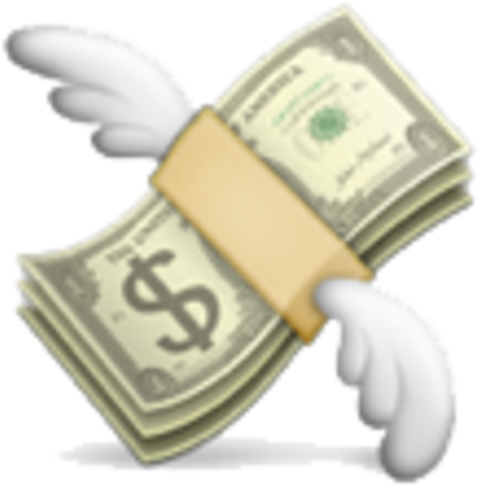 Emoji Money Clipart - Flying Money Emoji (800x800)