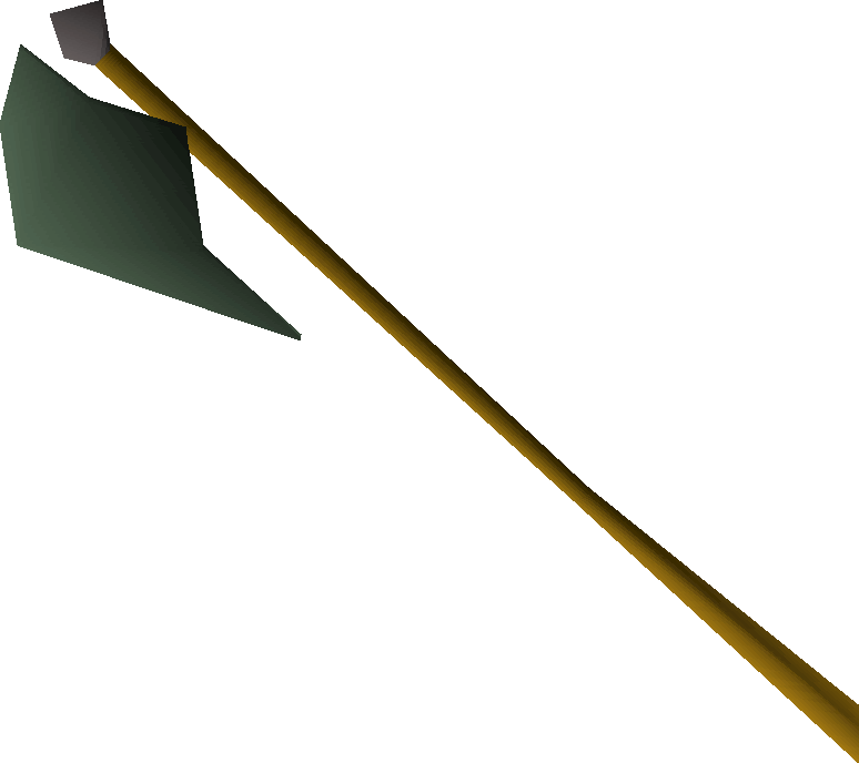 Adamant Halberd - Runescape Halberd (774x688)