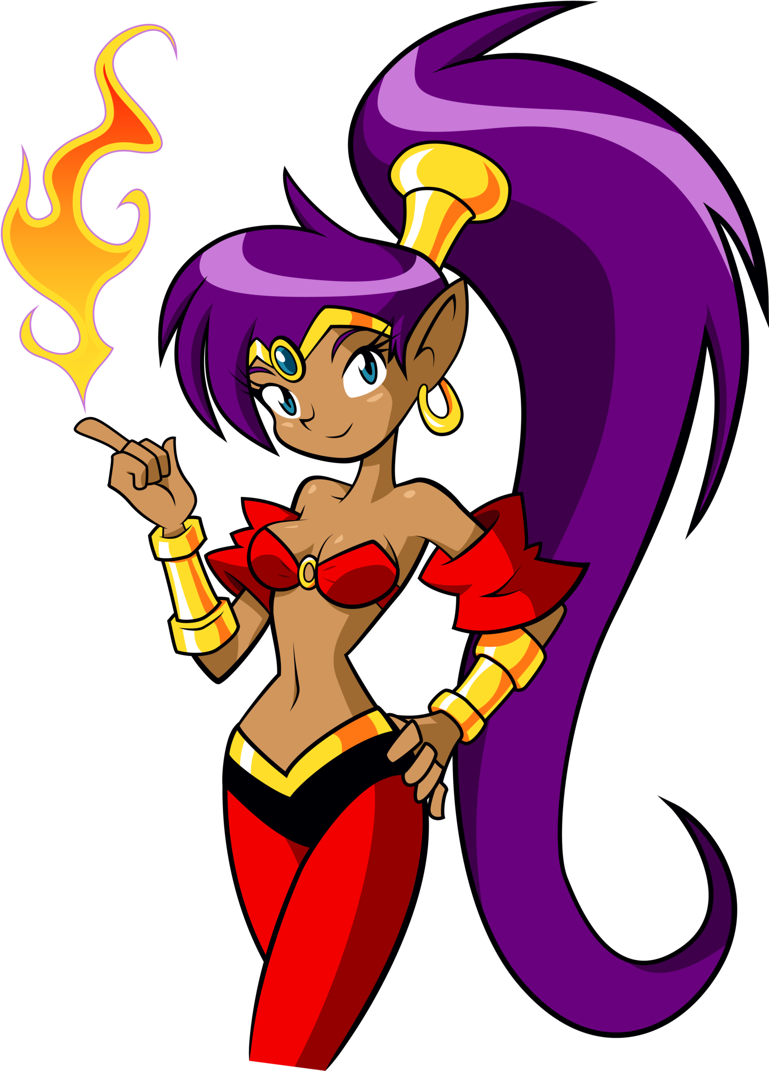 Illustrator Practice Shantae By Nyassassin-d326npa - Shantae Risky's Revenge Rom (1600x2176)