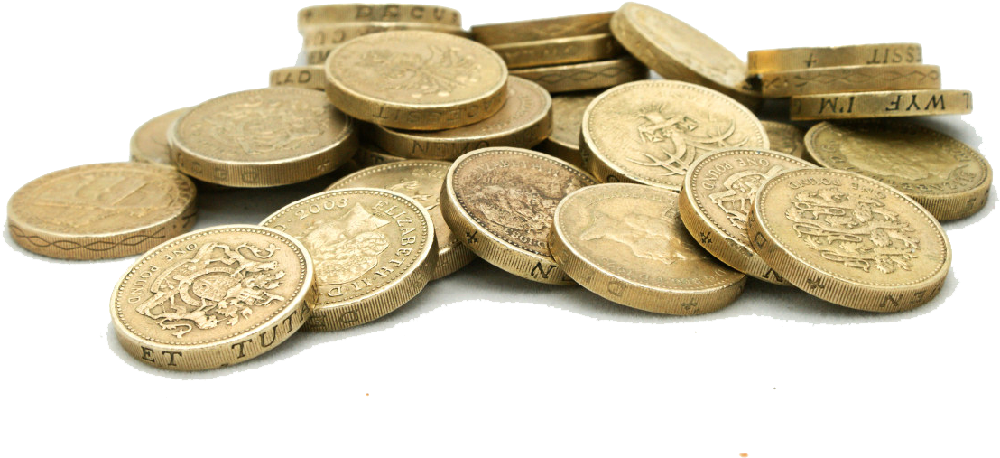 Coins Png Clipart - Pound Coin Png (1154x768)