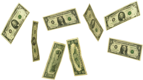 Transparent Transparent 8lxl3o Clipart - Money Falling Down Png (500x334)