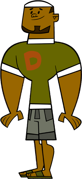 He Is Voiced By Clé Bennett, Who Voiced Another Characters, - Total Drama Island Dj (372x746)