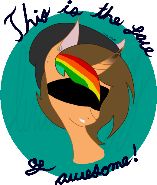 Behold The Face Of Awesome By Briar-firefly - Illustration (637x723)