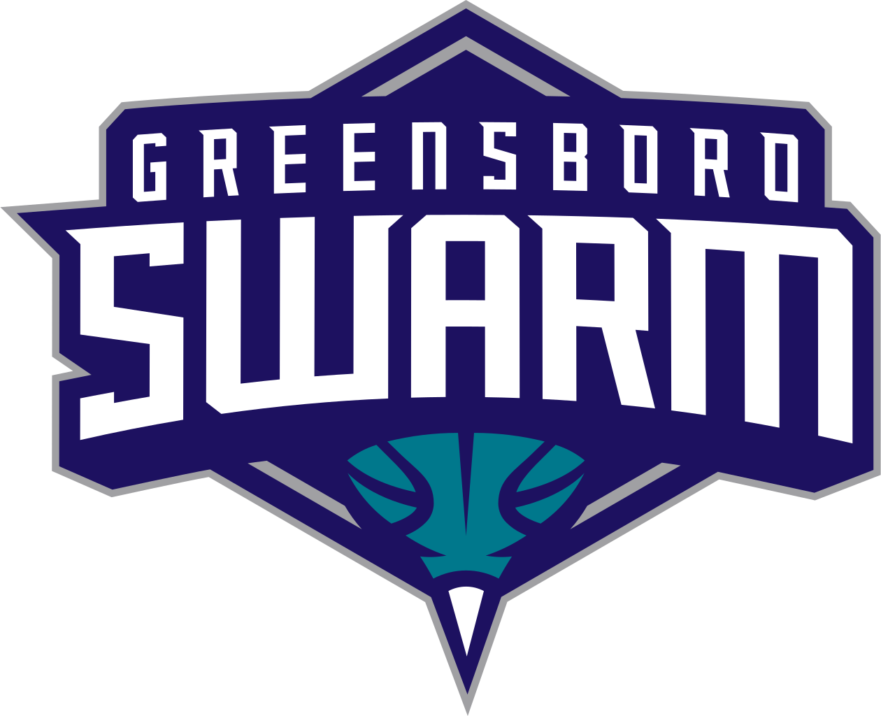 Greensboro Swarm Is Professional Basketball Affiliate - Greensboro Swarm Logo (1260x1024)