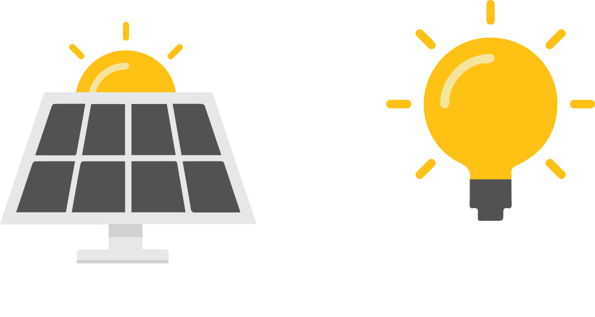 Incandescent Light Bulb Computer Icons Idea - Solar Energy Icon (1200x640)