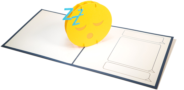 Emoji - Sleepy - Golden Gate Bridge Template (640x360)