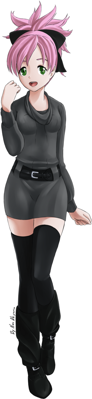 Mia Minami Main Outfit By Jester-comics - Tights (400x1298)