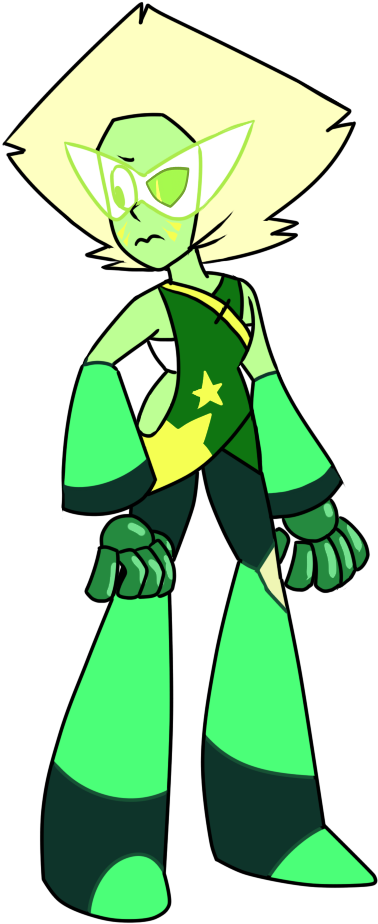 Cat's Eye Peridot By Mannievelous - Cartoon (616x990)