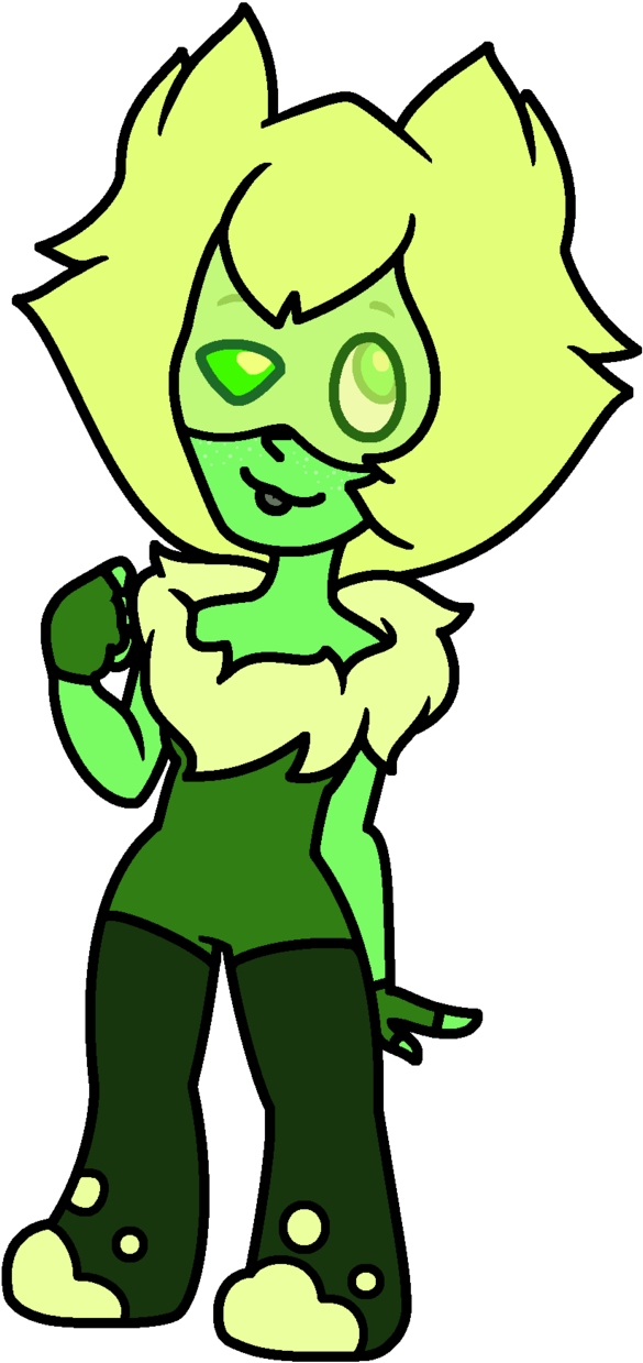 Cats Eye Peridot By Flamefyre1235 - Cartoon (618x1291)