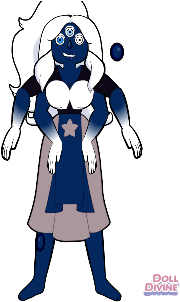 Lunar Cat's Eye Gemsona Fusion By Duskstripe87 - Cat's Eye (400x600)