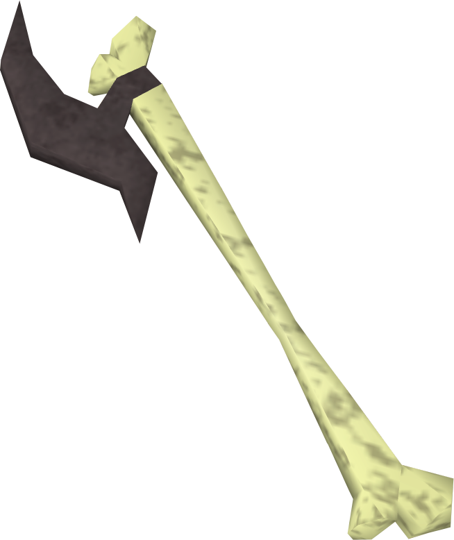 Old School Runescape Spear Weapon Bone - Old School Runescape Spear Weapon Bone (654x778)