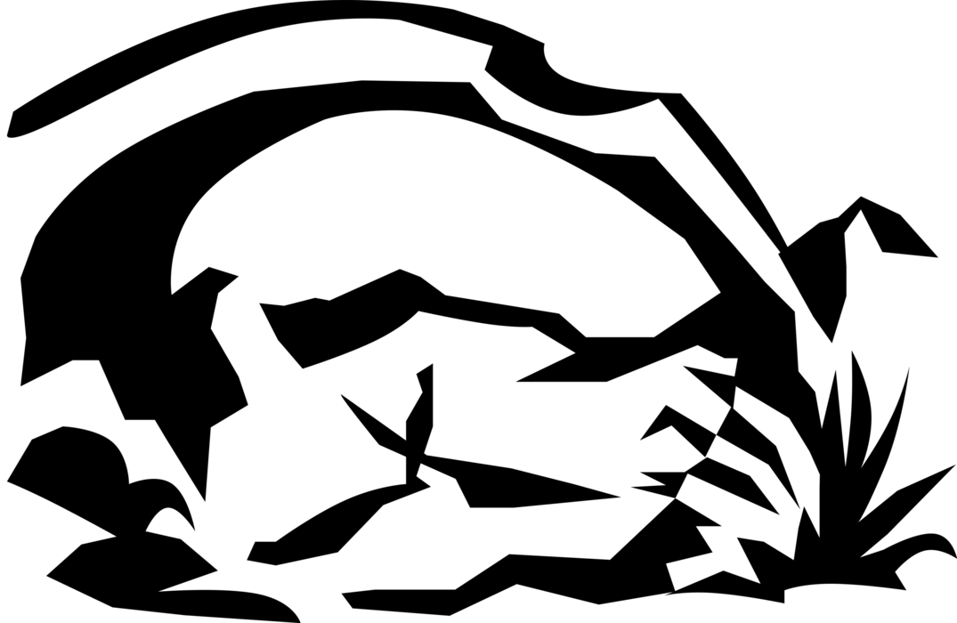 Vector Illustration Of Arches National Park, Utah With - Vector Illustration Of Arches National Park, Utah With (1075x700)