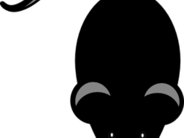 Rat Mouse Clipart Black - Rat (640x480)