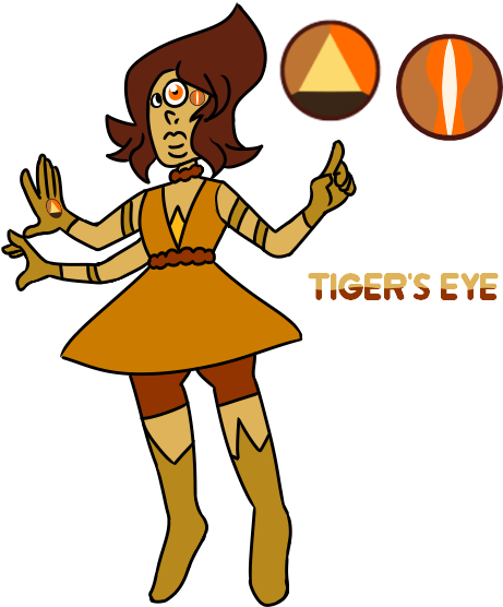 Tiger's Eye By Sodoww - Cartoon (514x592)