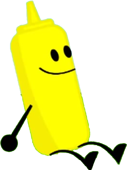 Bfdi Character Mustrad - Object Land Mustard (544x692)