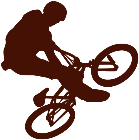 Freestyle Bmx Bike Bird - Silueta Bmx Png (512x512)