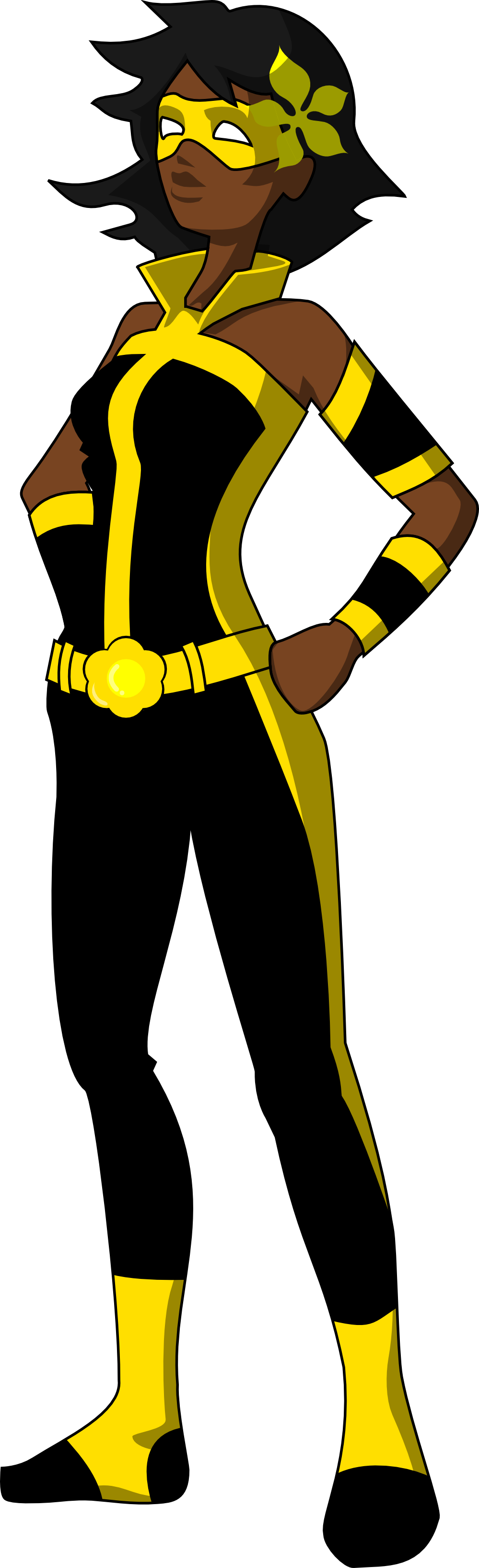 Heroine - Clipart - Hero (999x3265)