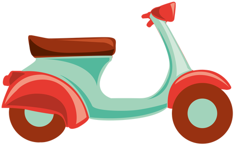 The Vehicles - Lambreta Vetor Png (512x512)