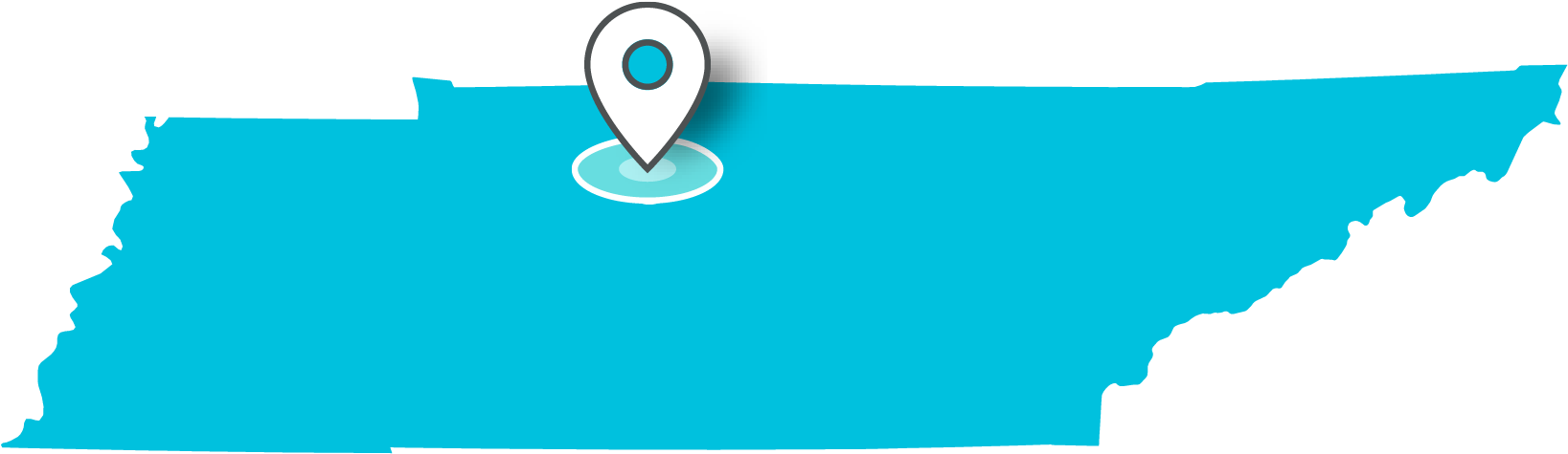 Map Of Teklinks' Nashville, Tennessee Office - Knoxville Tn Map Location (1667x505)