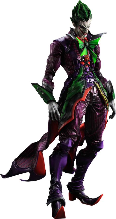 Dc Comics The Joker Collectible Figure By Square Enix - Square Enix Dc Comics Variant Play Arts Kai The Joker (480x903)