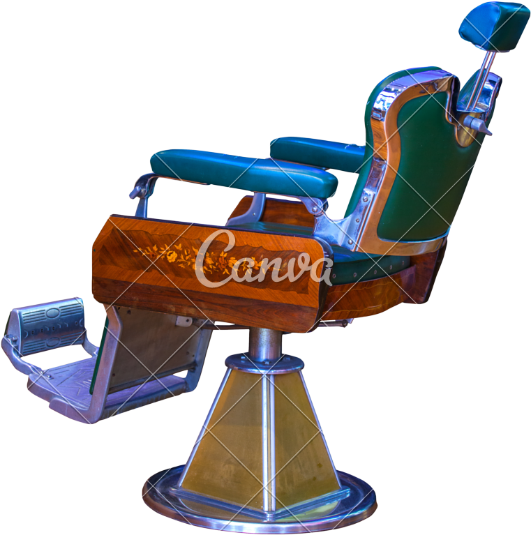 Vintage Barber Chair - Vintage Barber Chair (777x800)