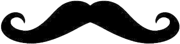 Booth Mustache Clipart - French Mustache (360x360)