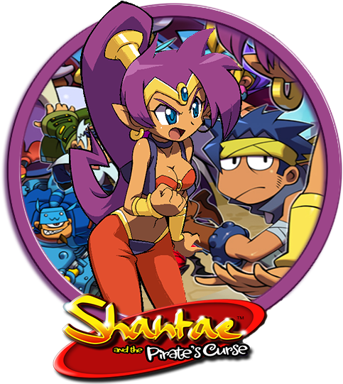 Shantae And The Pirate's Curse Icon By Oufai - Shantae And The Pirate's Curse 3ds Game (568x556)