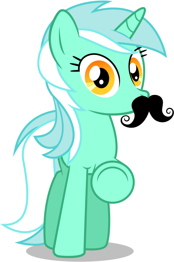 Mustache You Something By Caliazian - Lyra Mlp (740x1079)