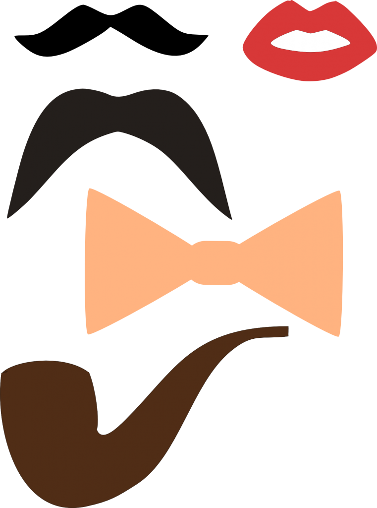 Accessoires Studio Photo À Imprimer - Pipe Photobooth À Imprimer (761x1024)