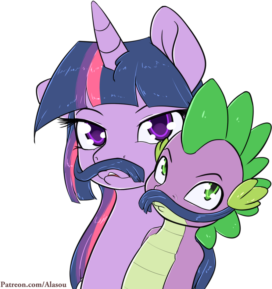 Alasou, Duo, Moustache, Patreon, Pony - Pinkie Pie (910x1024)