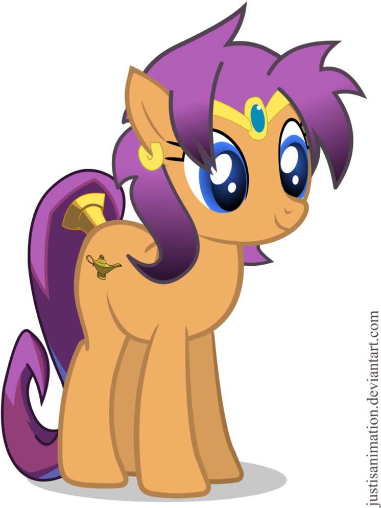 Shantae And The Pirate's Curse By Justisanimation - Cartoon (797x1002)