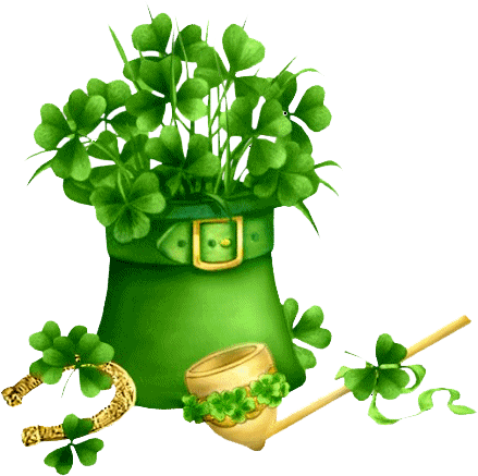 Fresh Four Leaf Clover Background Saint Patrick S Day - Good Morning Wednesday Green (440x450)