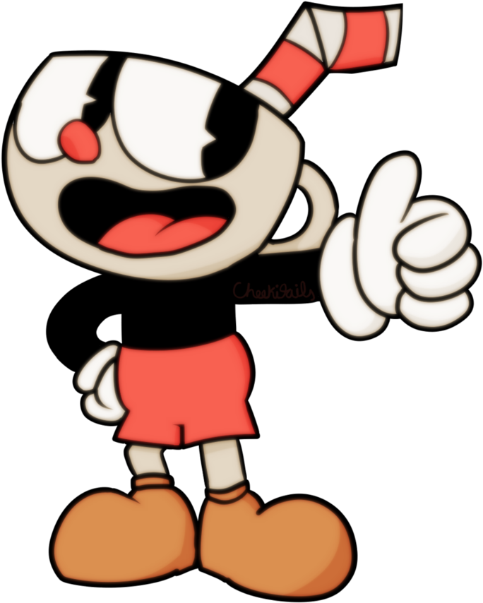 Toma Tu Hipolike - Cuphead Png (825x969)