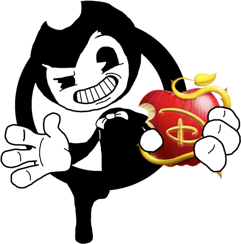 Bendy's Holding Descendant Apple By Stephen718 - Bendy With An Axe (894x894)