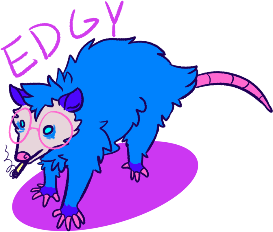 Possum Edgy By Bytemyfur - Possum Edgy By Bytemyfur (963x829)