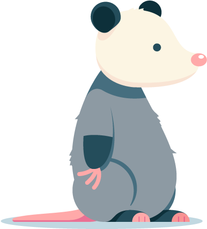 Awesome Possum Messages Sticker-1 - Opossum (720x720)