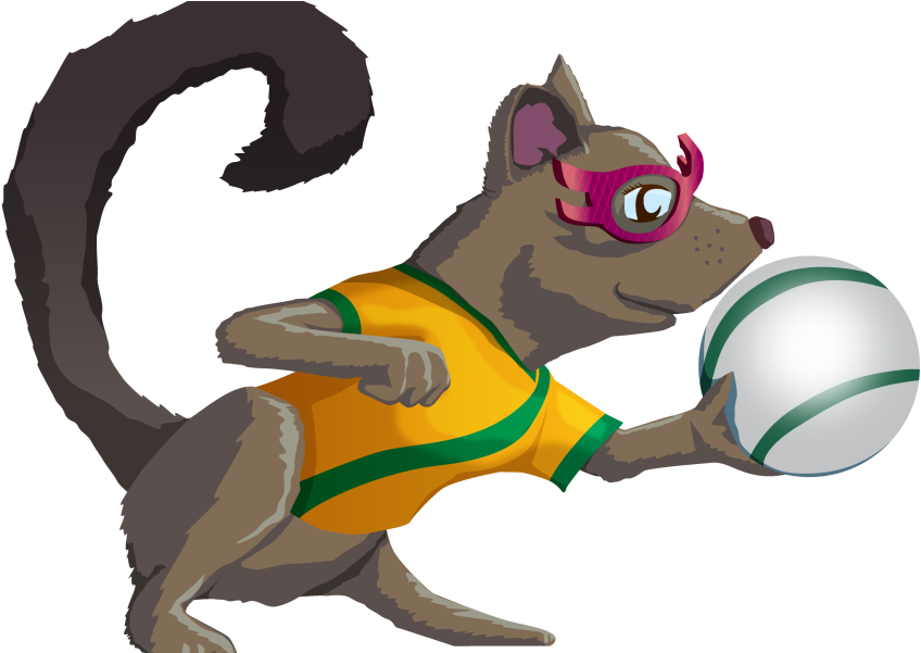 Australian Women's Fistball Team Reveal Mascot - Cartoon (1080x600)