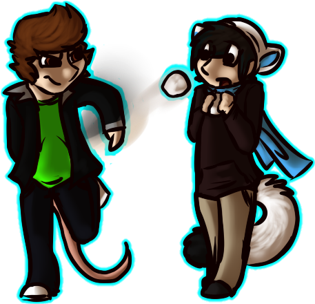 Part Human, Part Possum Annoying And Not The Greatest - Cartoon (500x500)