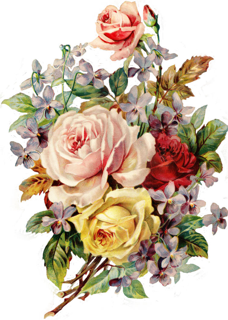 Vintage Flowers Png By Deadassdahmer - Vintage Flowers (755x1058)