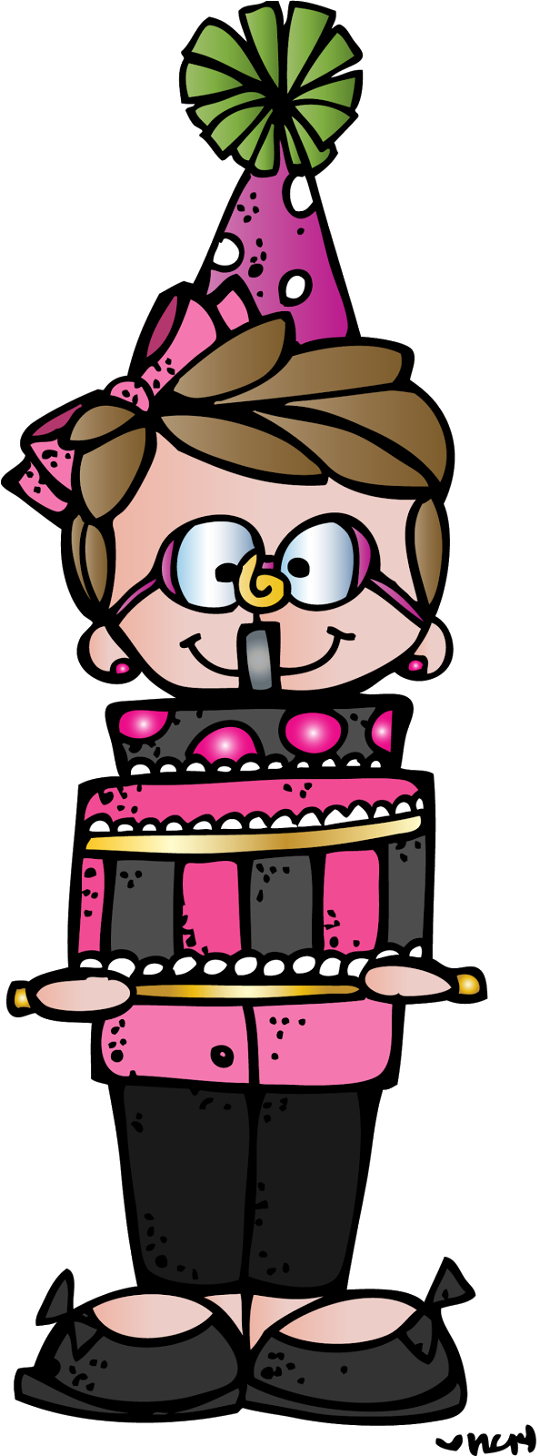 Day Substitute Teaching Clip Art - Melonheadz Party (594x1600)