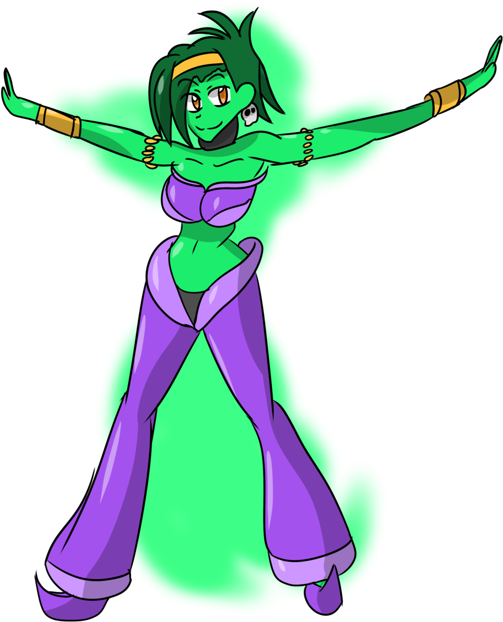 Half-genie Hero Shantae And The Pirate's Curse Anime - Half-genie Hero Shantae And The Pirate's Curse Anime (1024x1235)