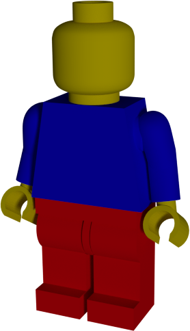 Lego Man By Stuckinawhile - Lego (278x484)